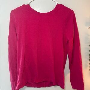 J. Crew Women's Long Sleeve Tee - Pink